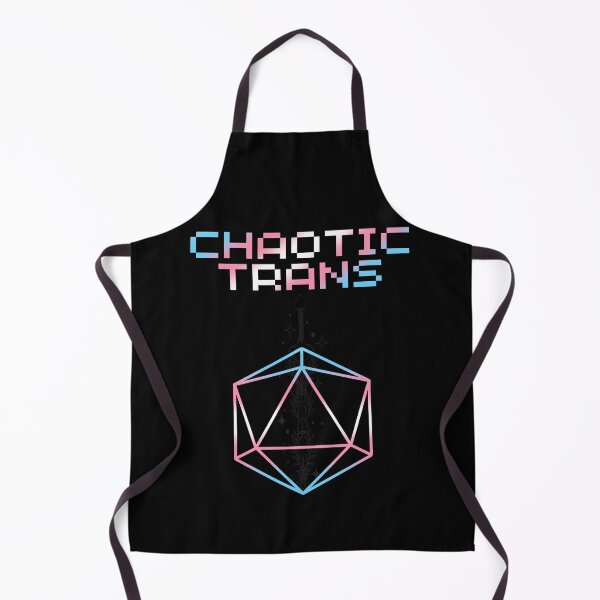 Item preview, Chaotic Trans Pride Flag Colors, Transgender D20, Trans D&D designed and sold by Travelslightly.