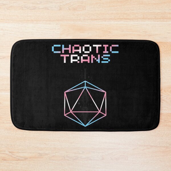 Item preview, Chaotic Trans Pride Flag Colors, Transgender D20, Trans D&D  designed and sold by Travelslightly.