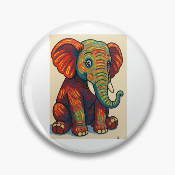 Item preview, Colorful Elephant Art designed and sold by SommanasShop.
