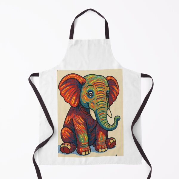 Item preview, Colorful Elephant Art designed and sold by SommanasShop.