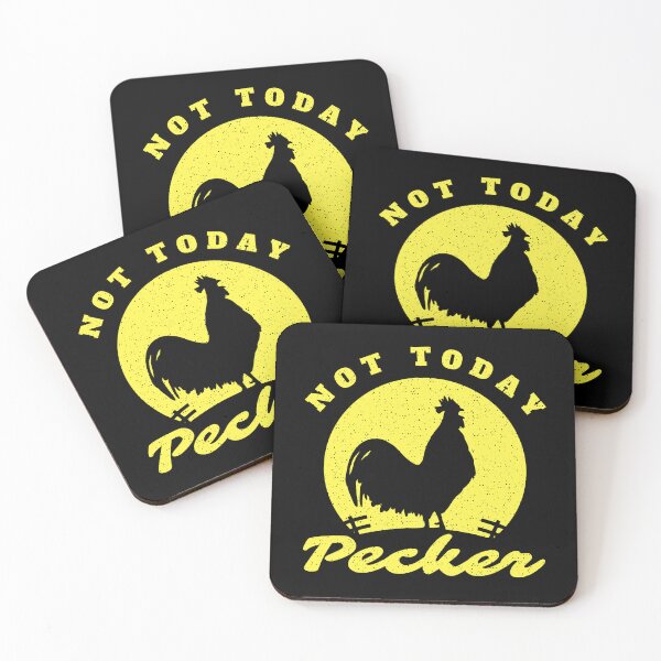 Item preview, Funny Not Today Pecker Retro Crowing Rooster For Chicken Lovers designed and sold by macciodesigns.