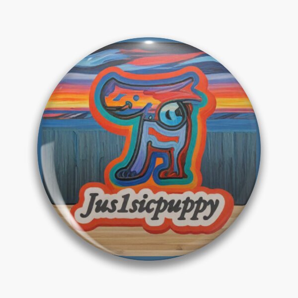 Item preview, Vibrant Horizon Pup – Jus1sicpuppy Signature Art designed and sold by Jus1sicpuppy.