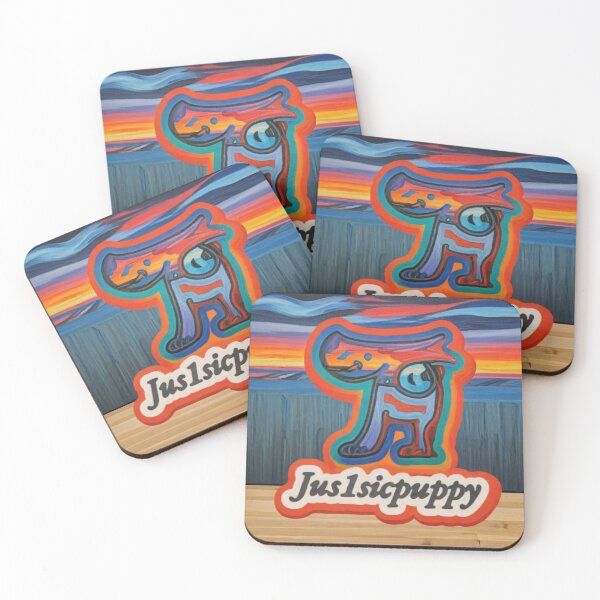 Item preview, Vibrant Horizon Pup – Jus1sicpuppy Signature Art designed and sold by Jus1sicpuppy.