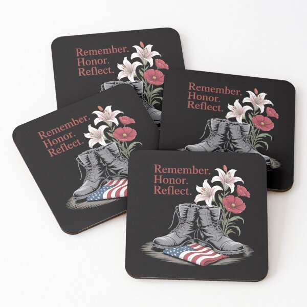 Item preview, Remember. Honor. Reflect. – Memorial Day Tribute Shirt designed and sold by Slavicsoul.