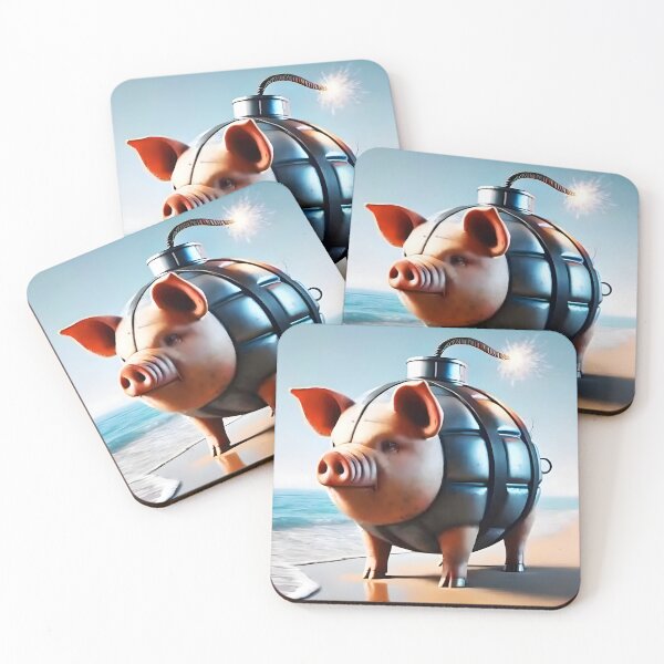 Item preview, Svinino Bombondino – The Explosive Pig -Brainrot pig designed and sold by EmeraldeaArt.