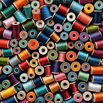 Artwork thumbnail, Colorful Thread Collection by purplesensation