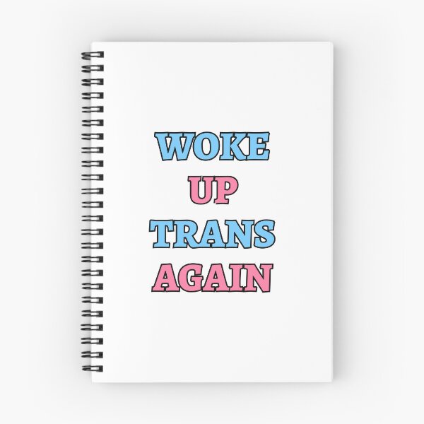 Item preview, Woke up trans again - funny trans humor designed and sold by Inspirationmotivation.