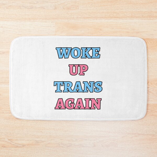 Item preview, Woke up trans again - funny trans humor designed and sold by Inspirationmotivation.