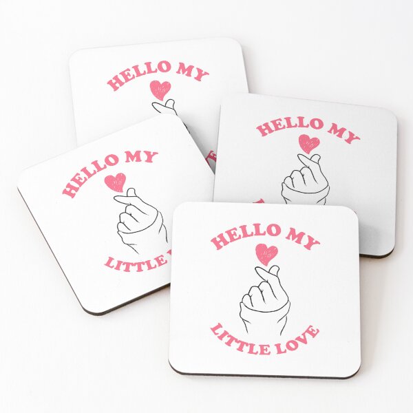Item preview, Hello My Little Love – Cute Korean Finger Heart Design designed and sold by The secret storage room.