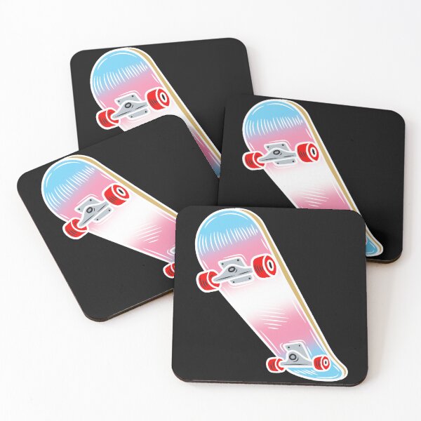 Item preview, Colorful Transgender Pride Skateboard – Trans Skater Art designed and sold by Travelslightly.