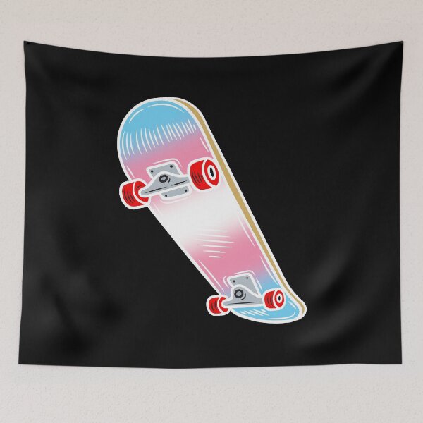Item preview, Colorful Transgender Pride Skateboard – Trans Skater Art designed and sold by Travelslightly.