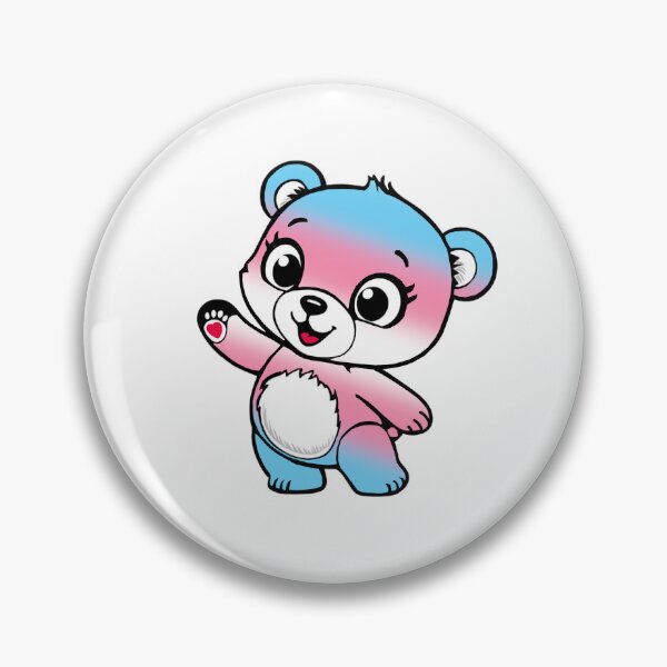 Item preview, Kawaii Transgender Bear – Cute Transgender Pride Design designed and sold by Travelslightly.