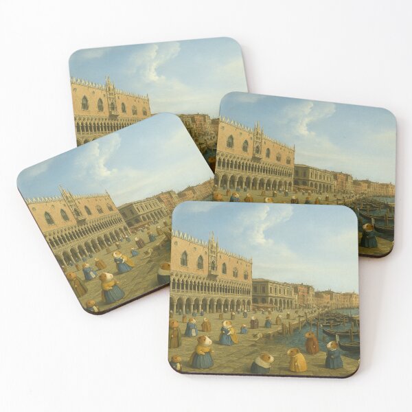 Item preview, Guinea Pigs at the Doge’s Palace (After Canaletto) designed and sold by gandolfwizard.