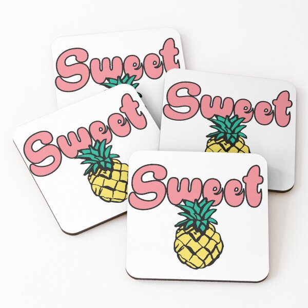 Item preview, Sweet Pineapple – Cute Tropical Fruit Typography Design designed and sold by The secret storage room.