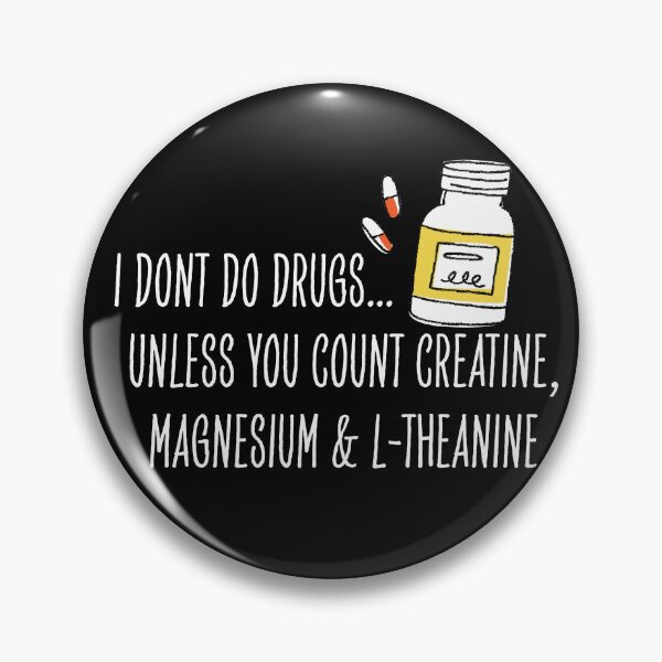 Item preview, I Don’t Do Drugs (white logo for dark colors) – Funny Wellness Quote Shirt designed and sold by LowEffortLab5.