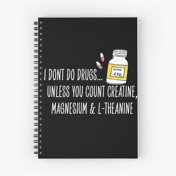 Item preview, I Don’t Do Drugs (white logo for dark colors) – Funny Wellness Quote Shirt designed and sold by LowEffortLab5.