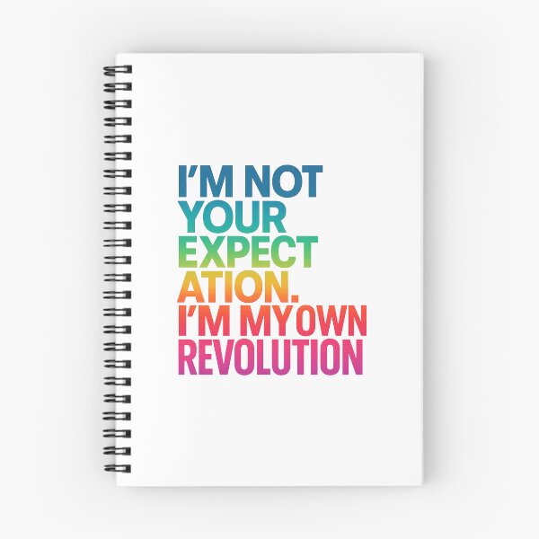 Item preview, I'm Not Your Expectation – Rainbow Self-Empowerment Quote Art designed and sold by Sepinik.