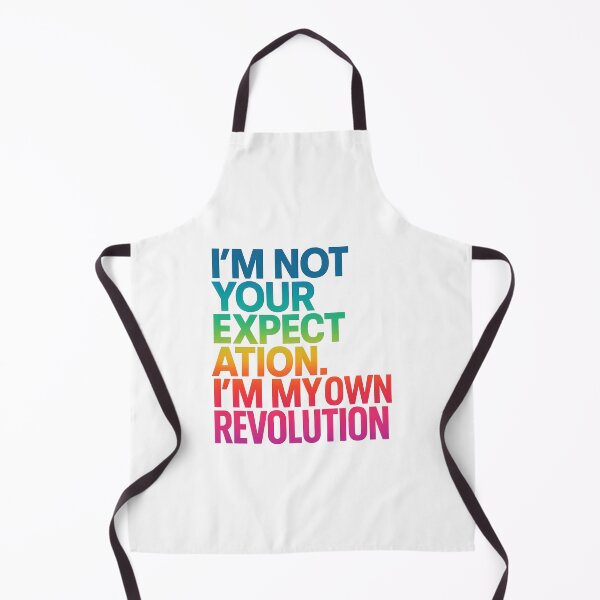 Item preview, I'm Not Your Expectation – Rainbow Self-Empowerment Quote Art designed and sold by Sepinik.