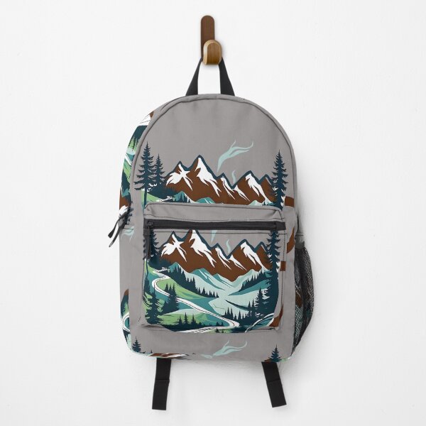 Item preview, Mountain Escape in a Coffee Cup – Nature Landscape Illustration designed and sold by ChenEngEng.