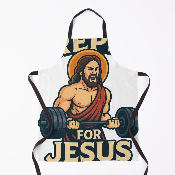 Item preview, Gym Jesus – Reps for Jesus Workout Motivation designed and sold by Aryabek.
