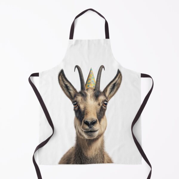 Item preview, Cute Chamois with Party Hat Birthday Celebration designed and sold by LazyOwlStore.