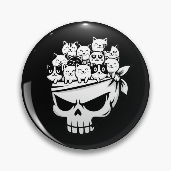 Item preview, Cats in Skull, Mini cats, Pirate Cat designed and sold by Cr320.