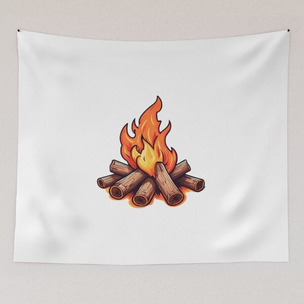 Item preview, Bonfire Sticker  designed and sold by Bunmigraphics .