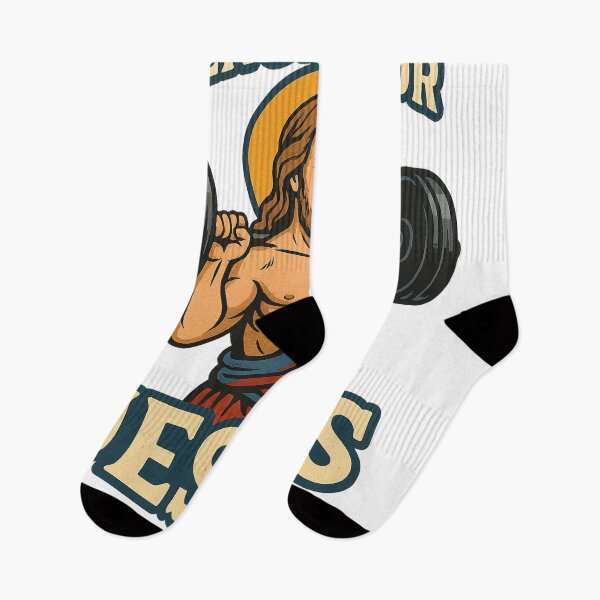 Item preview, Gym Jesus – Benching for Jesus Strength Art designed and sold by Aryabek.