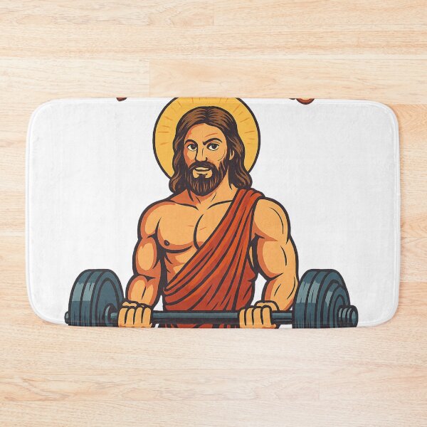 Item preview, Gym Jesus – Benching for Your Sins designed and sold by Aryabek.