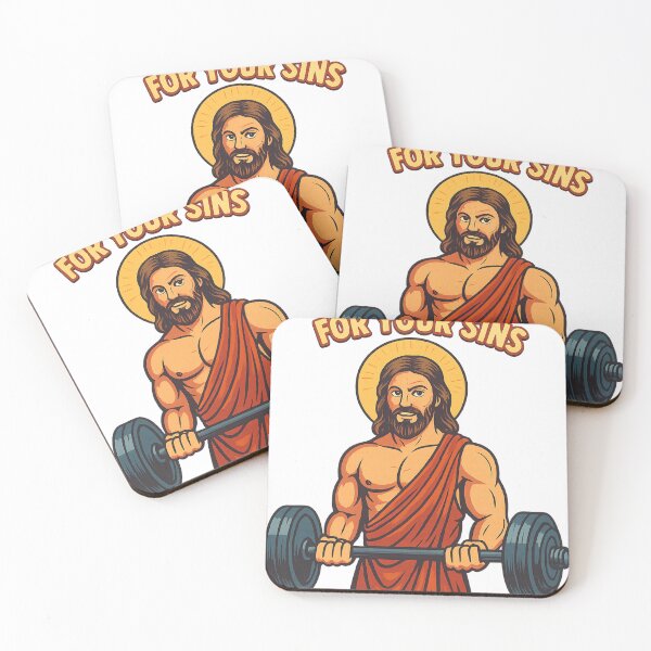 Item preview, Gym Jesus – Benching for Your Sins designed and sold by Aryabek.