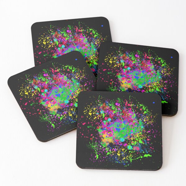 Item preview, Multicolored paint splashes designed and sold by EchoOfSilence.