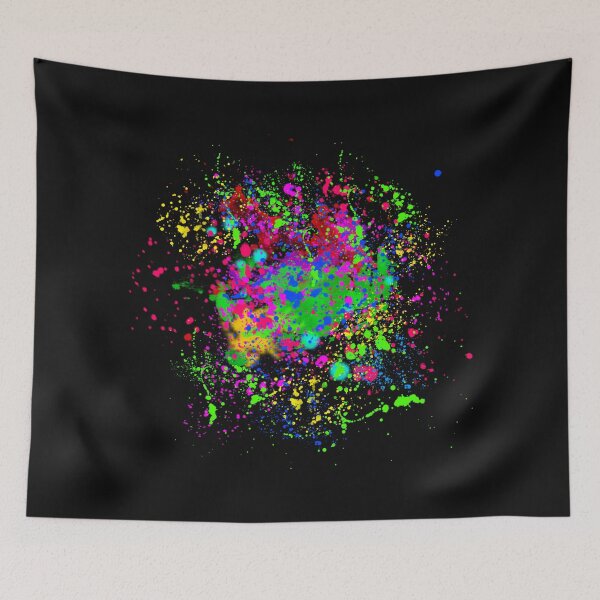 Item preview, Multicolored paint splashes designed and sold by EchoOfSilence.