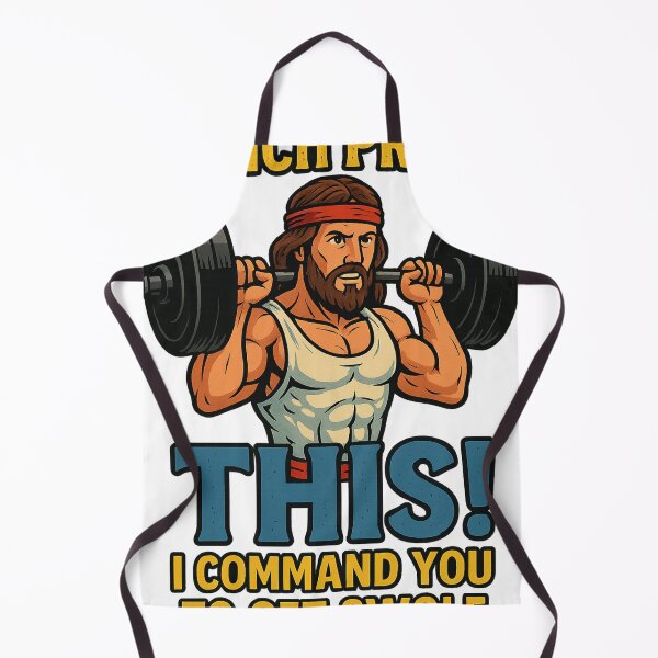 Item preview, Gym Jesus – Bench Press This! I Command You to Get Swole designed and sold by Aryabek.