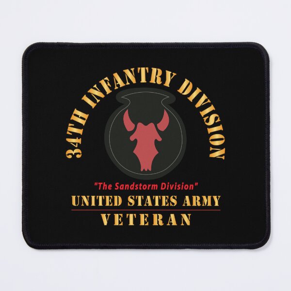 Item preview, Army - SSI - 34th Infantry Division - The Sandstorm Division - US Army Veteran X 300 designed and sold by Military Insignia Products.