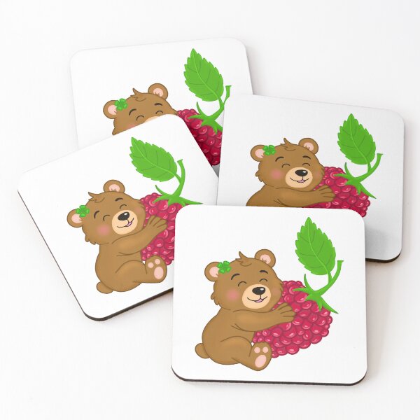 Item preview, cute bear with a lucky clover got a big mulberry designed and sold by TheGrowingHigh.