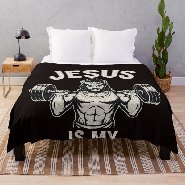 Item preview, Gym Jesus – Jesus Is My Spotter designed and sold by Aryabek.
