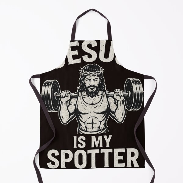 Item preview, Gym Jesus – Jesus Is My Spotter designed and sold by Aryabek.