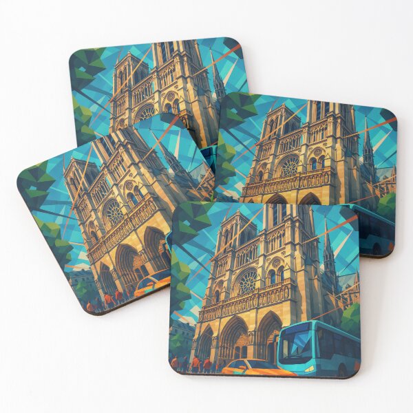 Item preview, Copy of Paris NOTRE DAME – The Stone Soul of Paris (Pop Art Travel Poster and Greeting Card) designed and sold by Earth Celebration Designs.