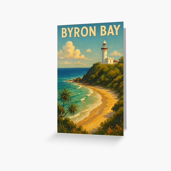 Item preview, Byron Bay Lighthouse Coastline – Ocean Sunset View designed and sold by Aryabek.