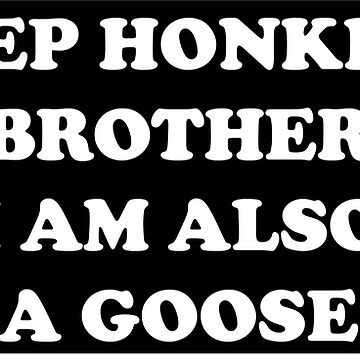 Artwork thumbnail, Keep Honking Brother I Am Also A Goose Funny Bumper by Lucki Shop