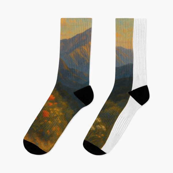 Item preview, Mount Lukens Sunset – Wildflower Trail in California designed and sold by Aryabek.