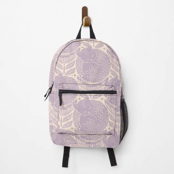Item preview, Copy of Folk cat sleeping in a flower - soft lilac purple designed and sold by OzdeBayer.