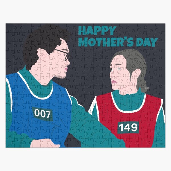Item preview, Jang Geum-Ja & Park Young-Sik Happy Mother's Day Squid Game 3 Netflix designed and sold by KamiTrendz.