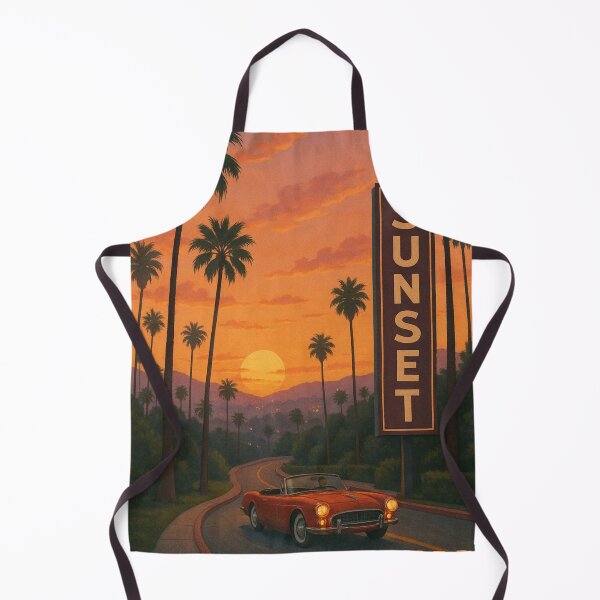 Item preview, Sunset Boulevard – Classic Car and California Sunset designed and sold by Aryabek.