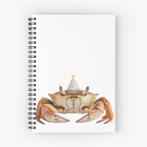 Item preview, Cute Crab with Party Hat Birthday Celebration designed and sold by LazyOwlStore.
