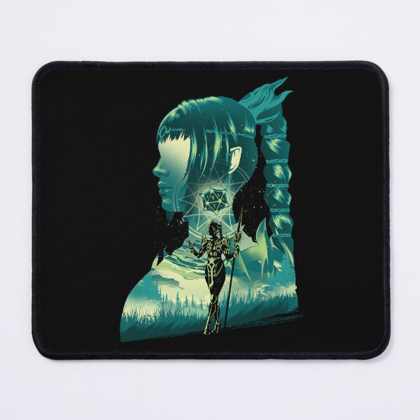 Artikelvorschau, Shadowheart - Tochter der Dunkelheit Silhouette Kunstdruck entworfen und verkauft von Hypertwenty Designs.