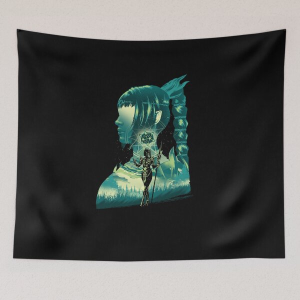Item preview, Shadowheart - Daughter of Darkness Silhouette Art Print designed and sold by Hypertwenty Designs.