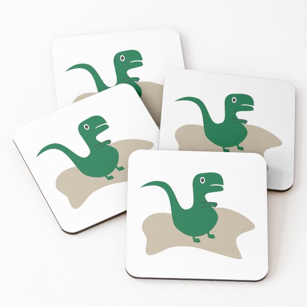 Item preview, kiddy cartoon dino sticker  designed and sold by Artist-Bhumi.