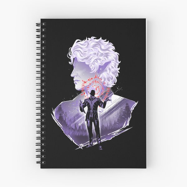 Item preview, Astarion - High Elven Vampire Silhouette Art Print designed and sold by Hypertwenty Designs.