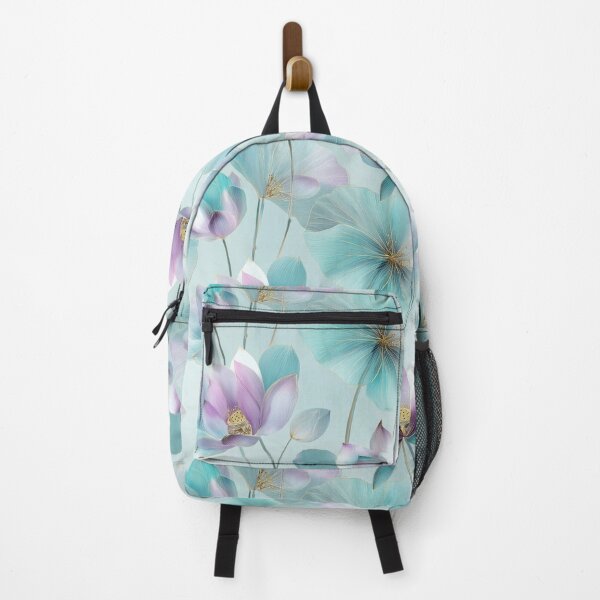 Item preview, Opaline Bloom – Lotus Petals in Lavender and Aqua Mist designed and sold by Moisky Patterns.
